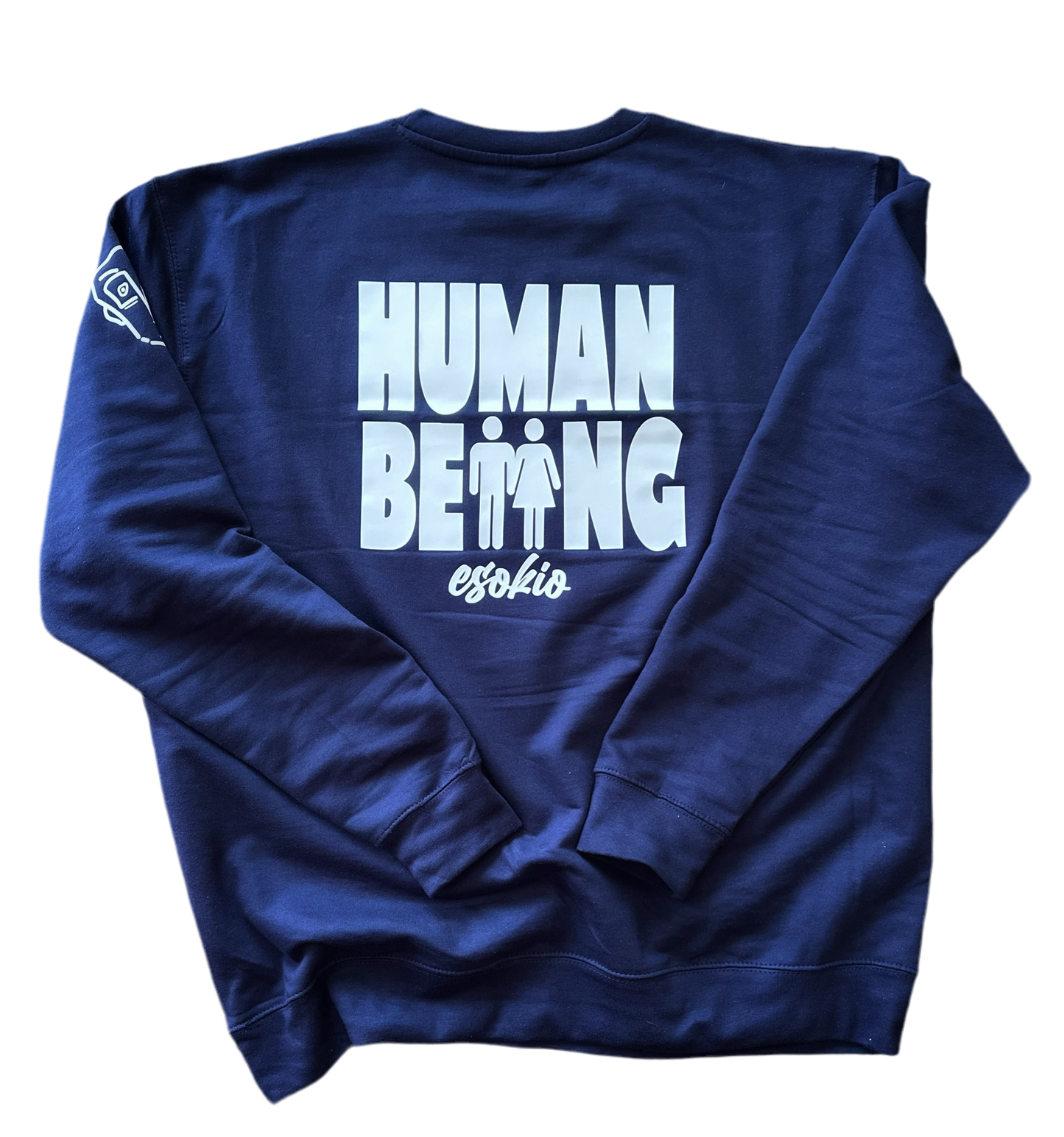 EsoKio BE KIND/ Human Being Navy Crew