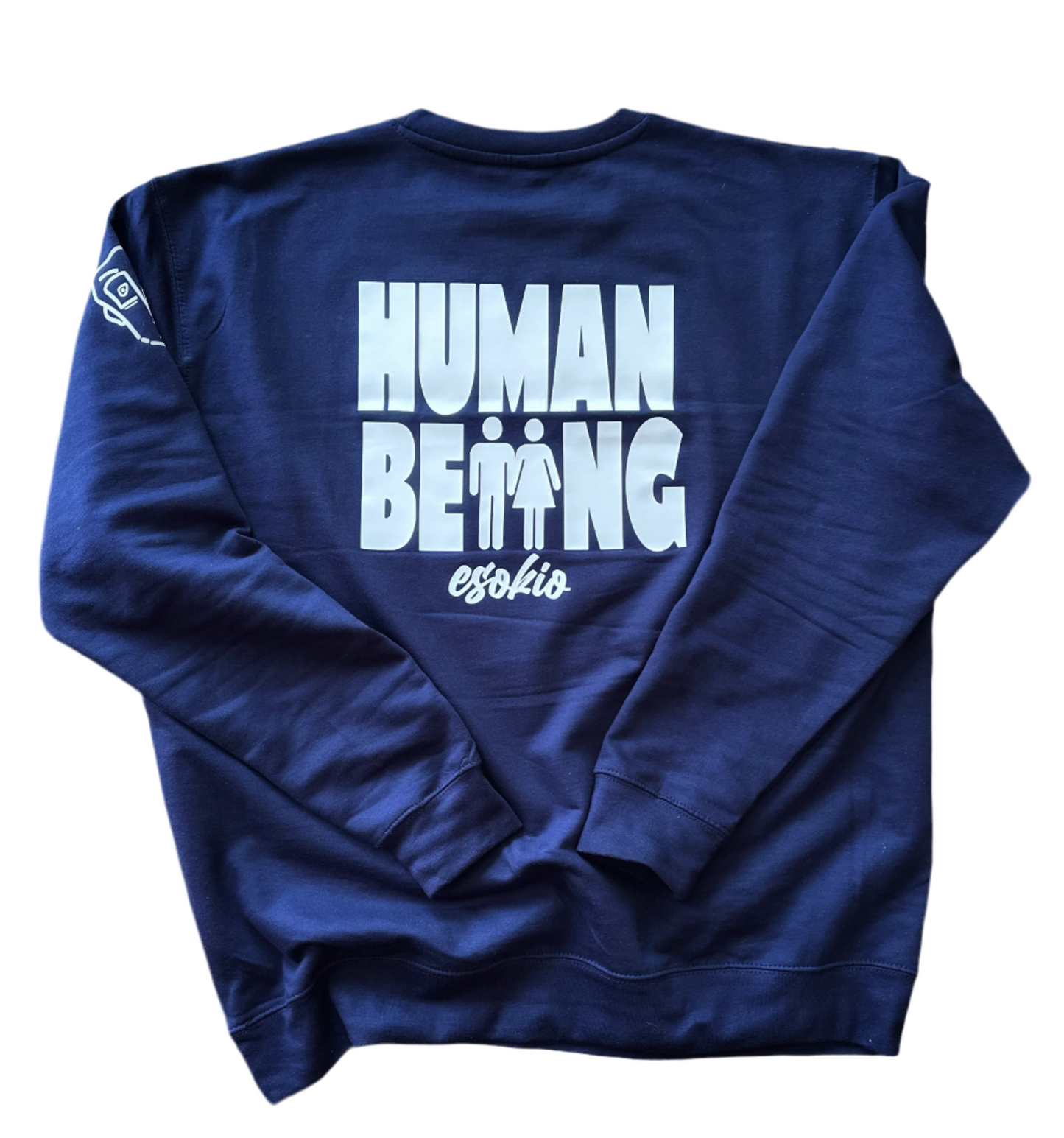 EsoKio BE KIND/ Human Being Navy Crew