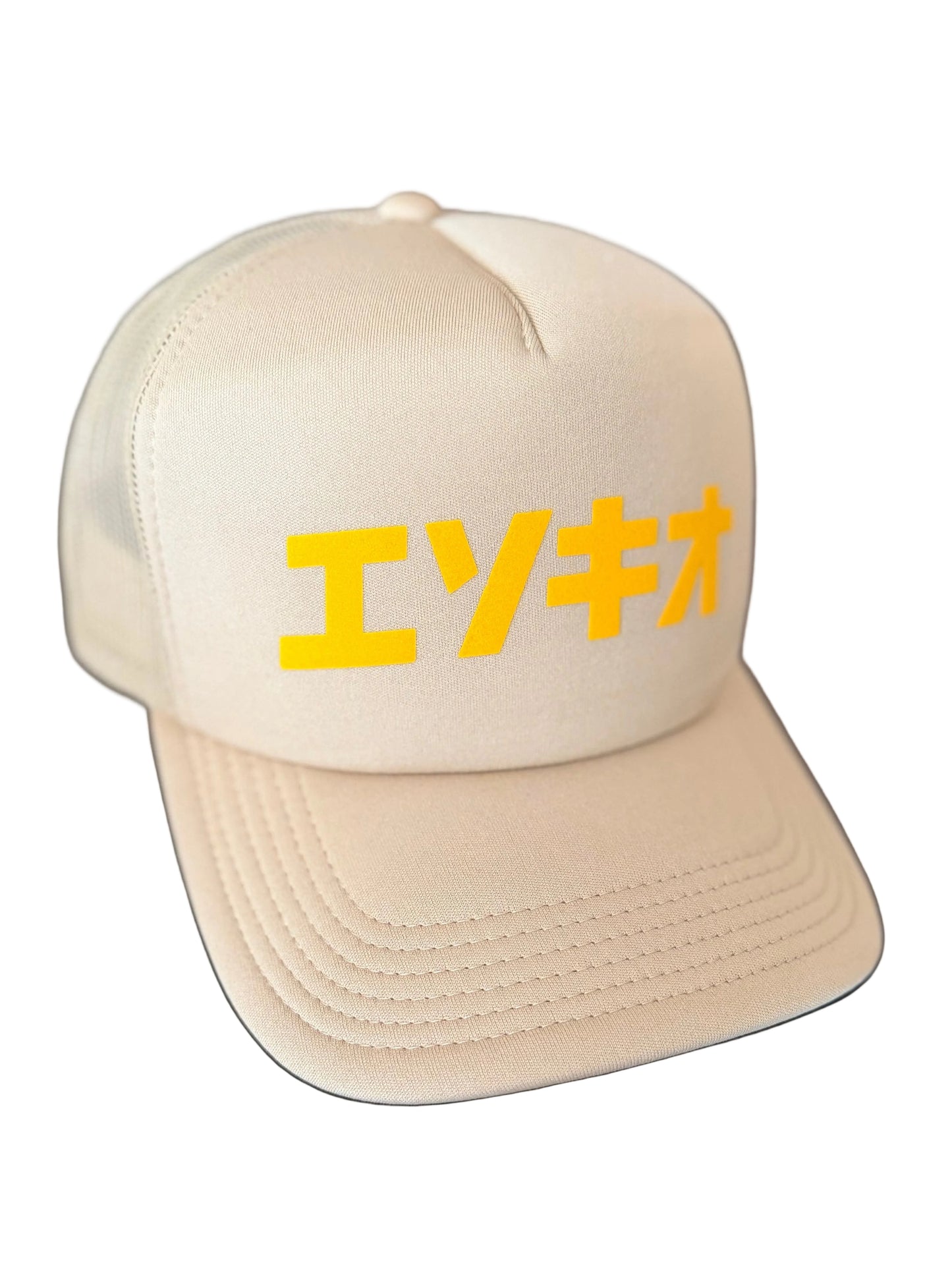 ESOKIO Japan Love Tan/ Gold Foam Trucker SNAPBACK