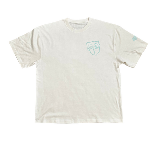 EsoKio HUMAN BEING/ Cremé/ Mint Tee
