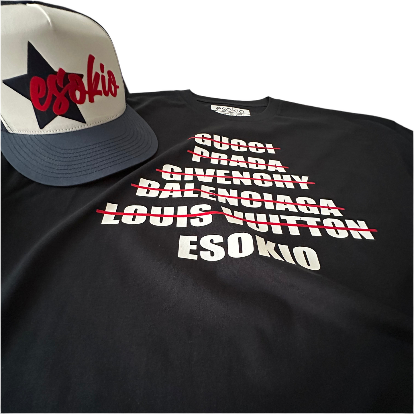 EsoKio NotYo’Designer Navy Tee