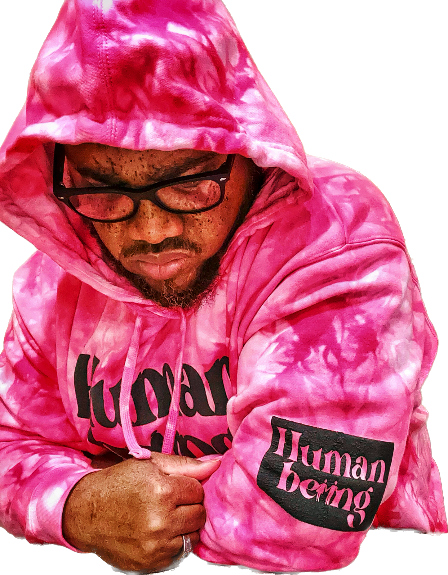 HUMAN BEING Tie-Dye Hoodie