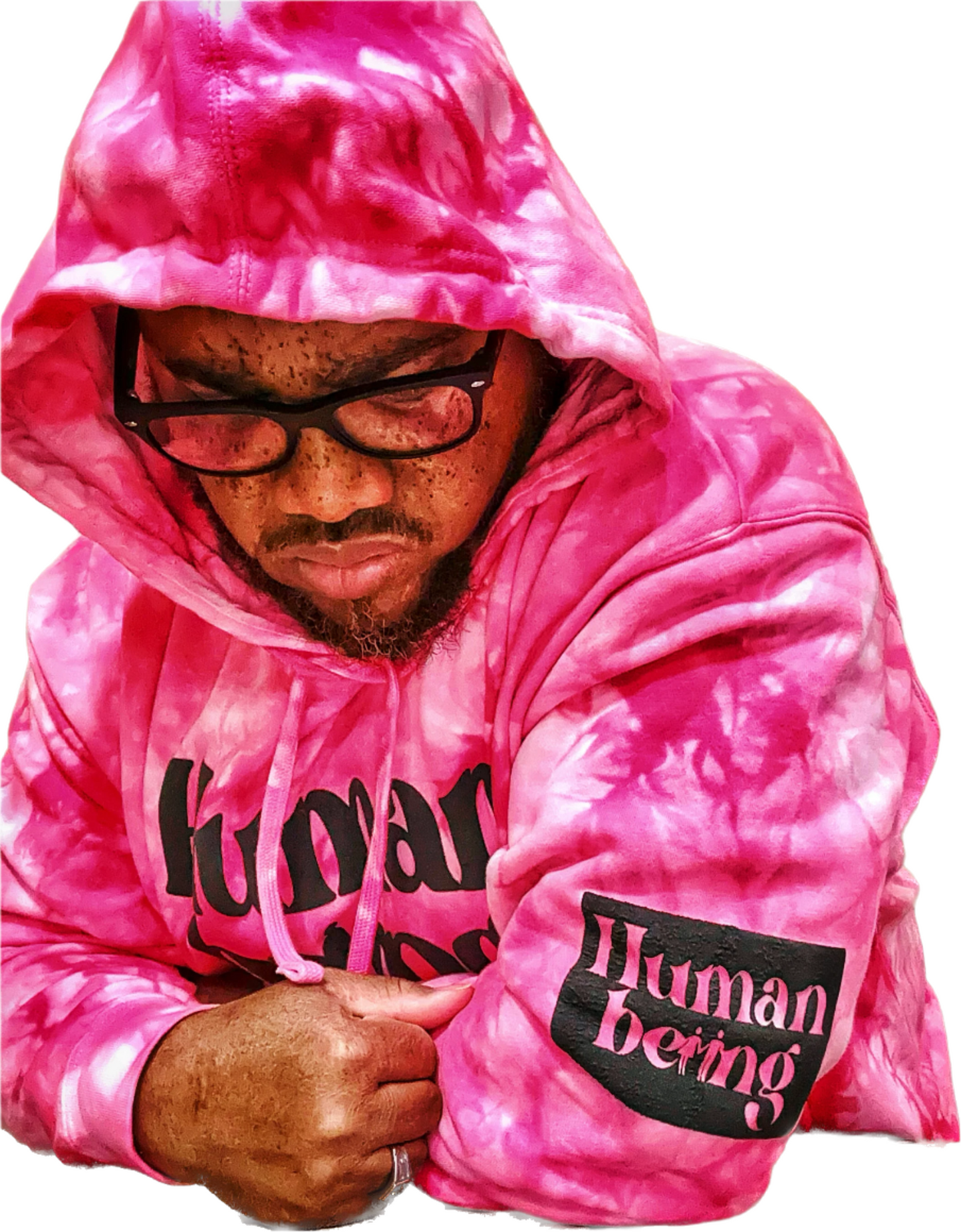 HUMAN BEING Tie-Dye Hoodie