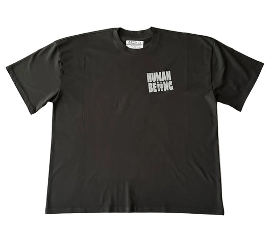 EsoKio Human Being NFS Coal/ Grey design Tee