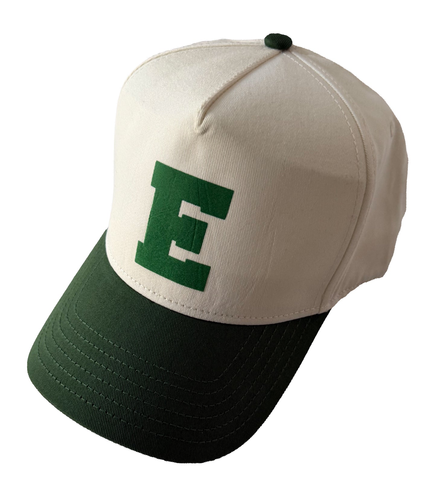 ESOKIO Big “E” Natural/ Green SNAPBACK
