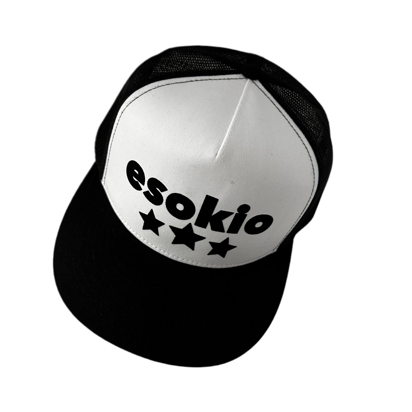 ESOKIO Black/ White Trucker SNAPBACK