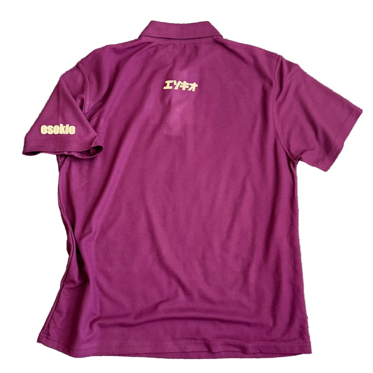 EsoKio Japan Love Burgandy/ Tan Design Polo