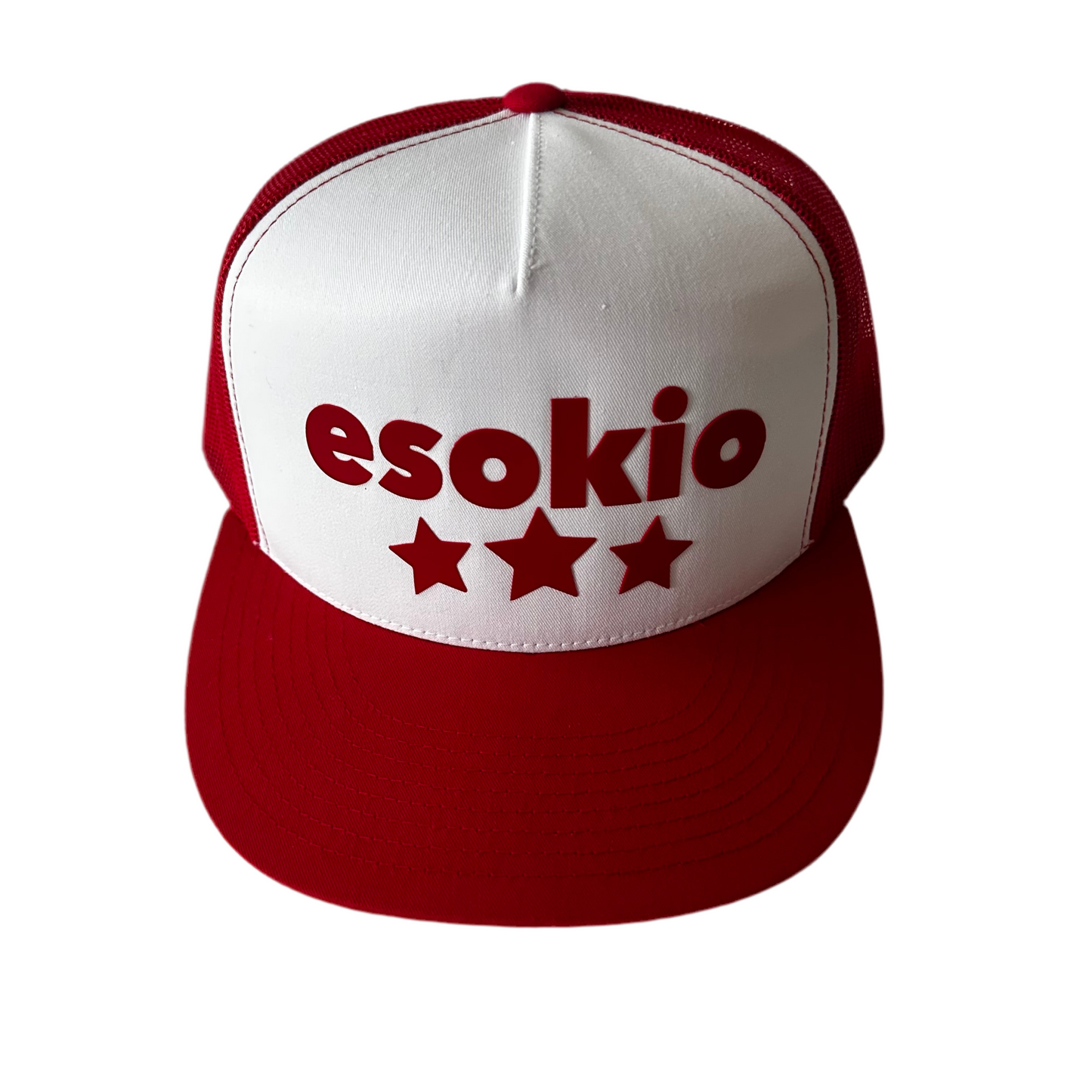 ESOKIO Red/ White Trucker SNAPBACK