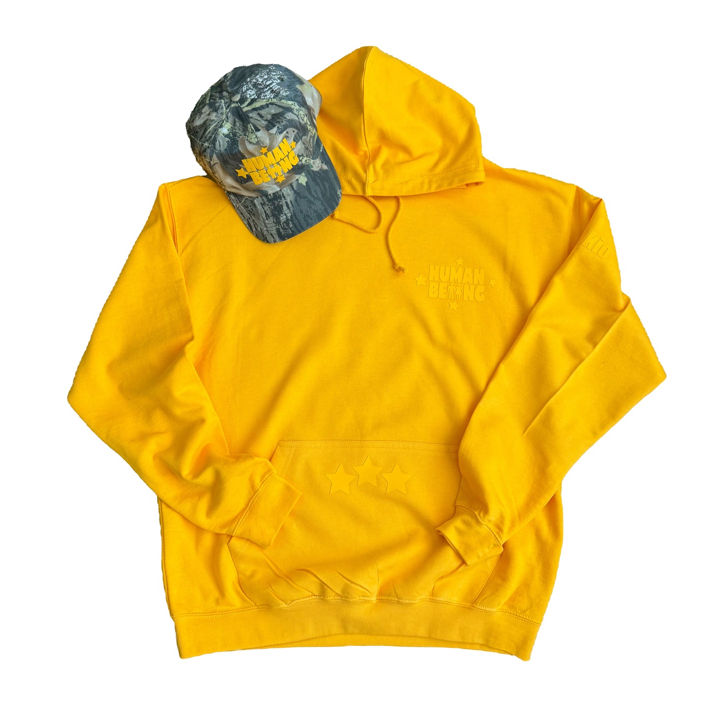 HUMAN BEING Yellow/ Yellow Hoodie