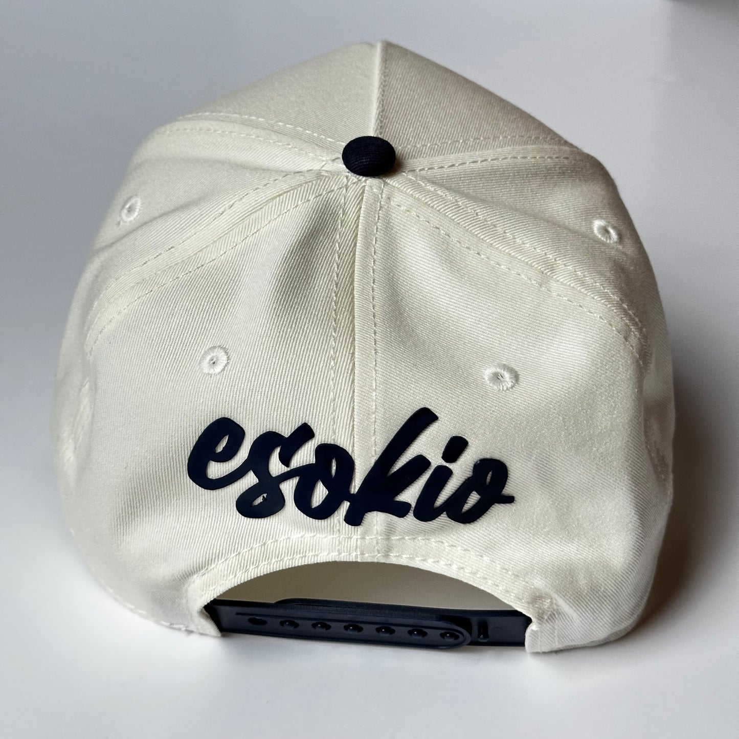 HUMAN BEING Natural/ Navy SNAPBACK