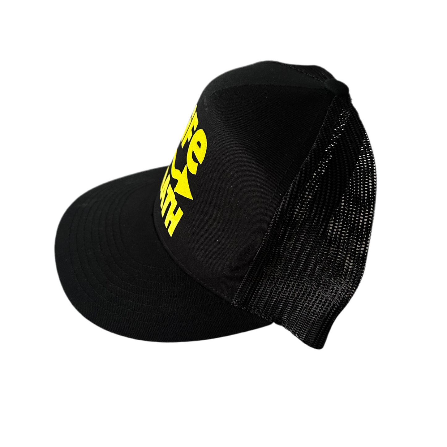 ESOKIO Black/ Yellow/ Black Life/ Death Trucker SNAPBACK