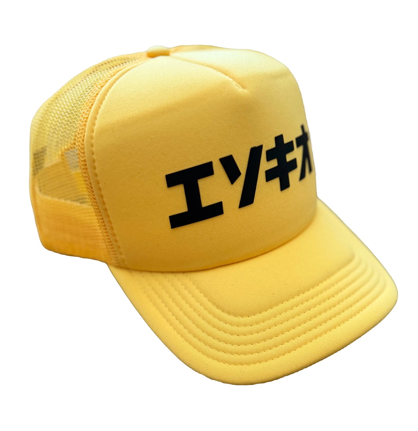 ESOKIO Japan Love Yellow/ Black Foam Trucker SNAPBACK