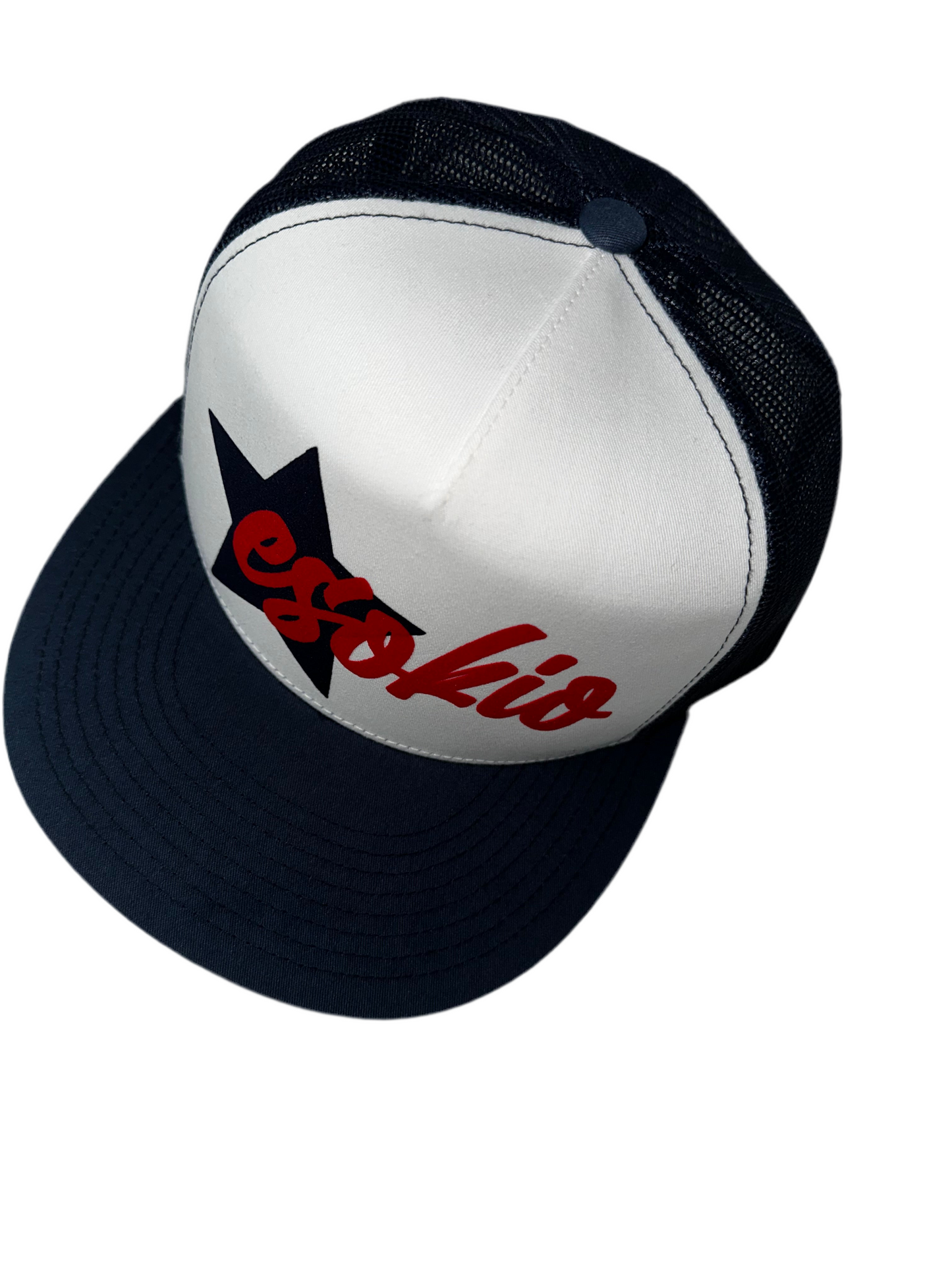 ESOKIO Blue/ White/ Red Big Star Trucker SNAPBACK