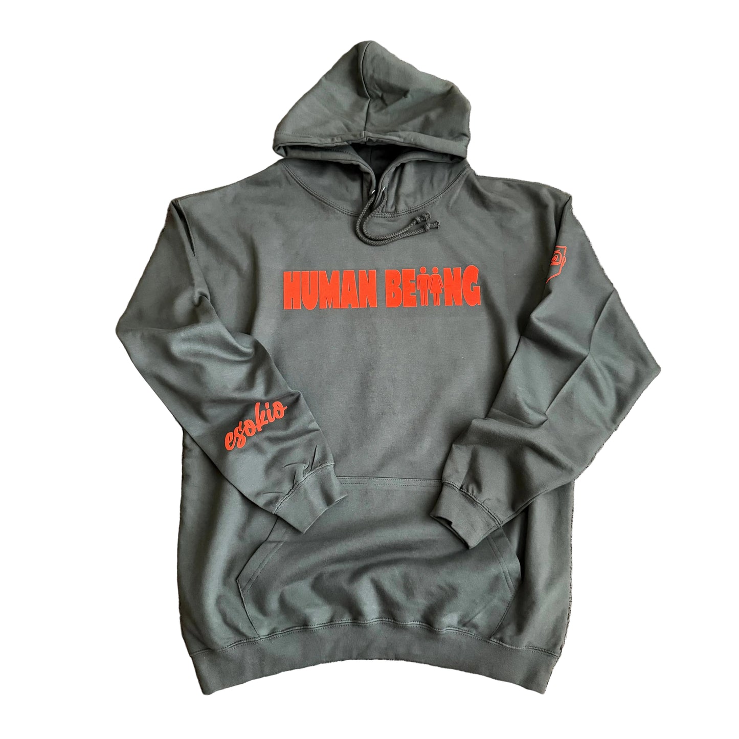 EsoKio Human Being NFS Olive/ Orange Hoodie